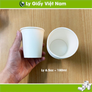 Ly giấy Ø72 - 6.5oz ~180ml (Chưa nắp) - Hàng order - Cái