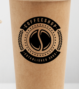 Ly Giấy Kraft 1 Lớp Ø90 - 22oz (660ml) - In 1 Màu (Hàng order) - Cái